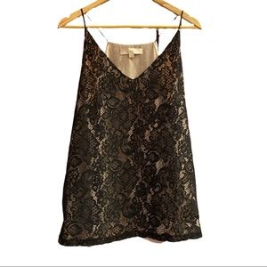 Loft Cami with Lace Overlay